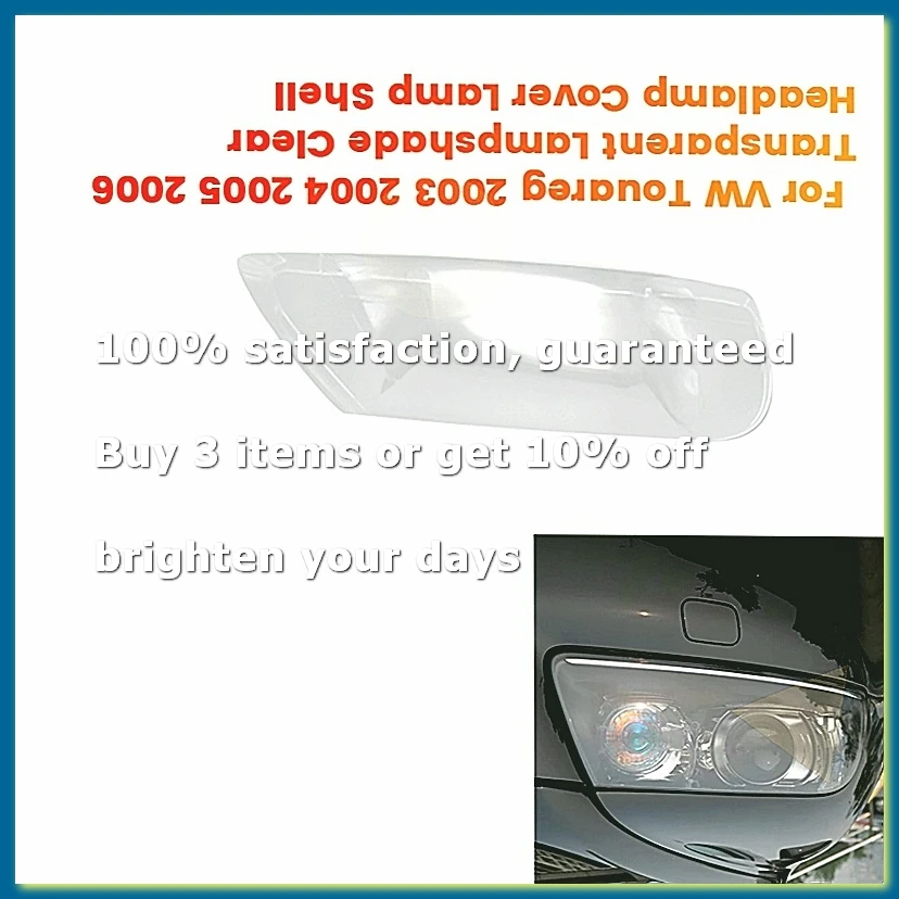 Car Front Headlight Shell Lens Cover Lampshade for 2003 2004 2005 2006 HeadLamp Transparent Shell Right