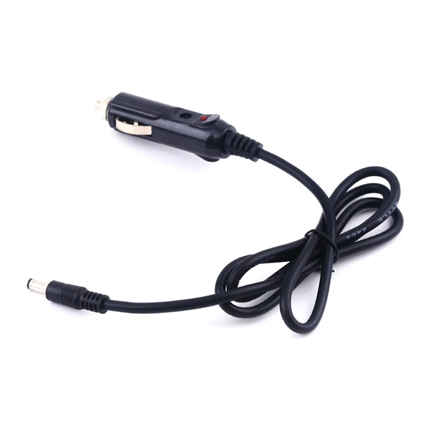1pcs 5.5X2.1MM 12V DC Car Charger Power Suppy Cable Cord Cigarette Lighter Plug 5.5*2.1mm Auto Accessories 1.5M