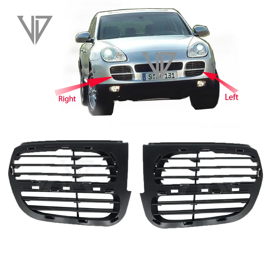 95550568100 95550568200 Front bumper grille for Porsche Cayenne 9PA1 2002 2003 2004 2005 2006