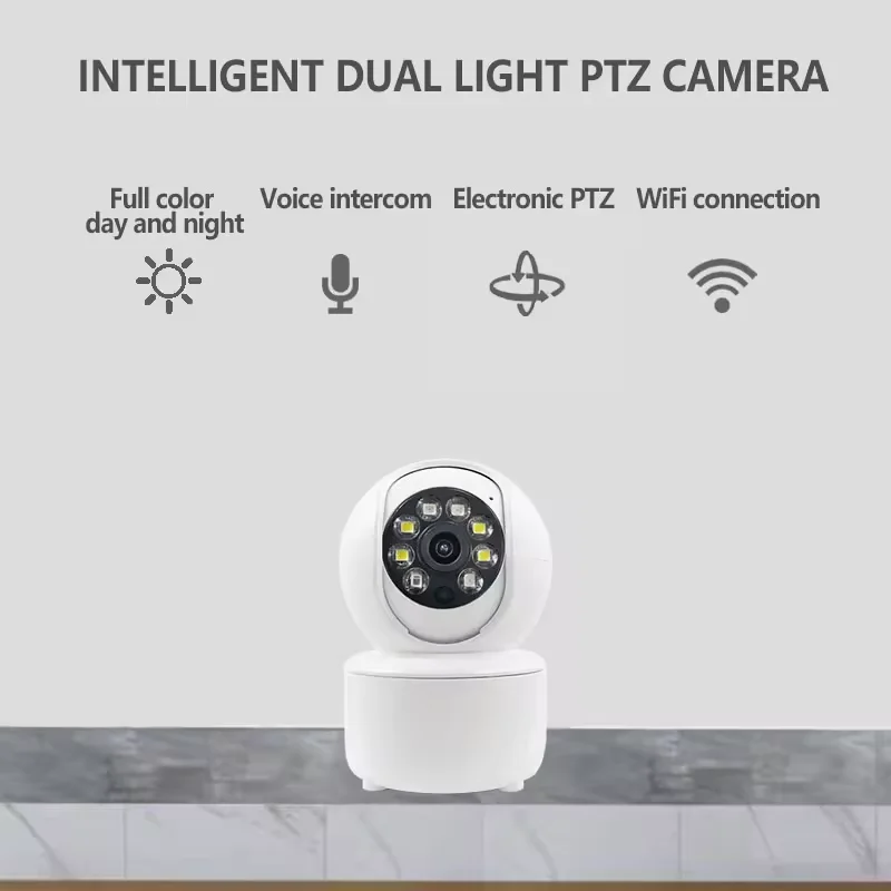 ICSEE App 2MP WIFI Smart Camera Security Protection Baby Monitor Full Color Night Vision Ai Human Tracking Two-Way Audio ICSEE