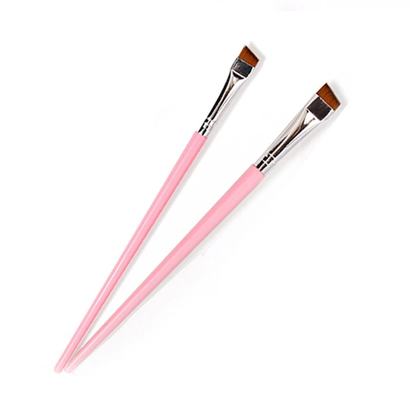 5 قطعة مجموعة فرشاة ماكياج رقيقة جدا الأساس الحاجب كحل فرشاة Traceless المخملية مسحوق لينة نفخة شقة رئيس الجمال أداة