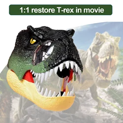 3D Dinosaur Mask Cosplay Tyrannosaurus Rex Cool Fashion Sound Effects Helmet Legend Animal Headgear Halloween Masquerade Party