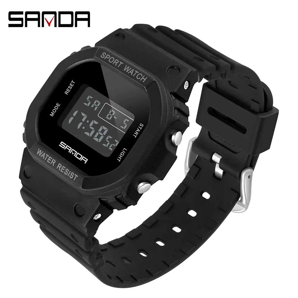 SANDA Fashion Top Brand G Style Digital Womens Watch Luxury Military Sport Waterproof Alarm Stopwatch Electronics Clock Ladies'