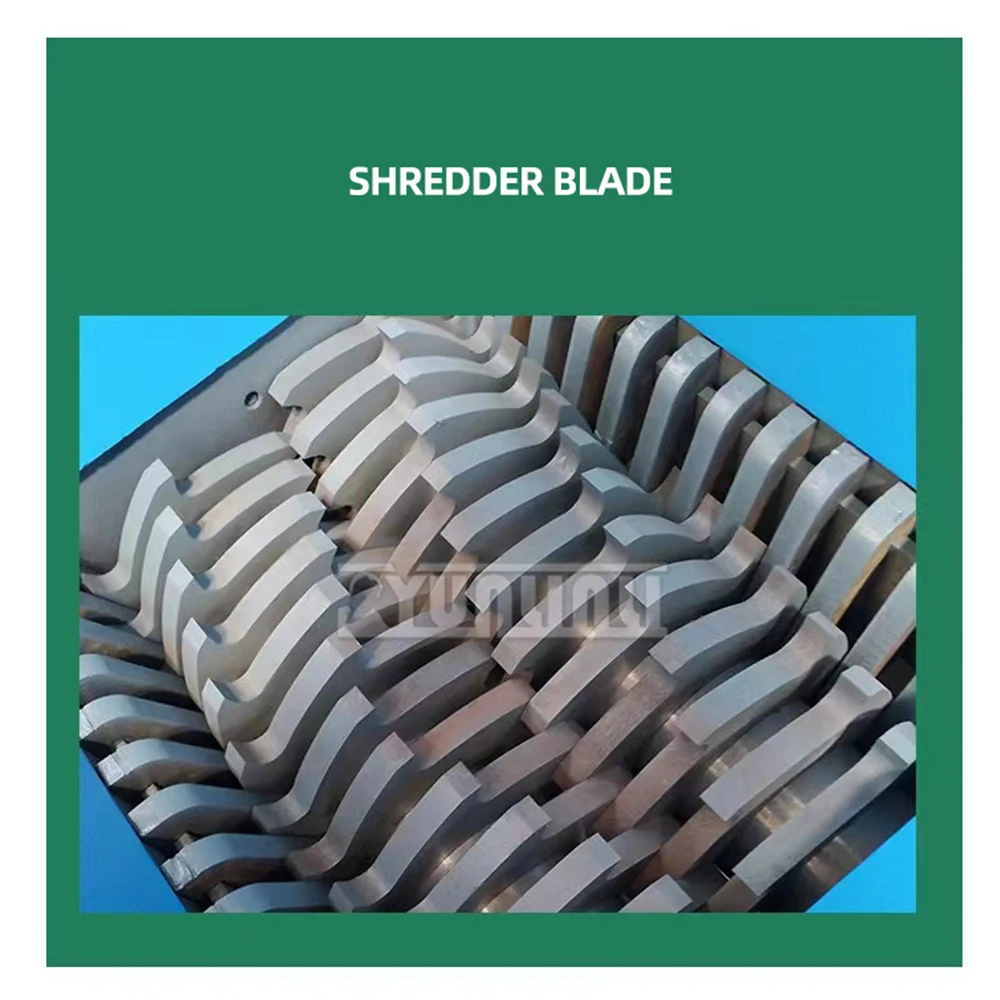 Small Shredder Electronic Shredder Plastic Wood Domestic Industrial Garbage Shredder Chassis