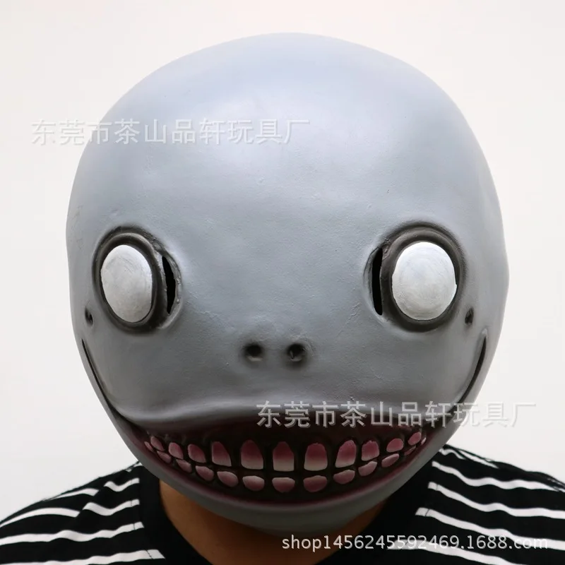 NieR: Automata Emil Maschera Halloween Horror Casco in lattice Halloween Stage Maschera in lattice Costume Crazy Party Cool Play Prop Drop Ship