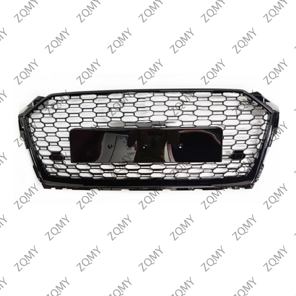 

With/Logo For Audi A5/S5 2017 2018 2019 2020 Car Front Bumper Grille Centre Panel Styling Upper Grill (Modify For RS5 style)