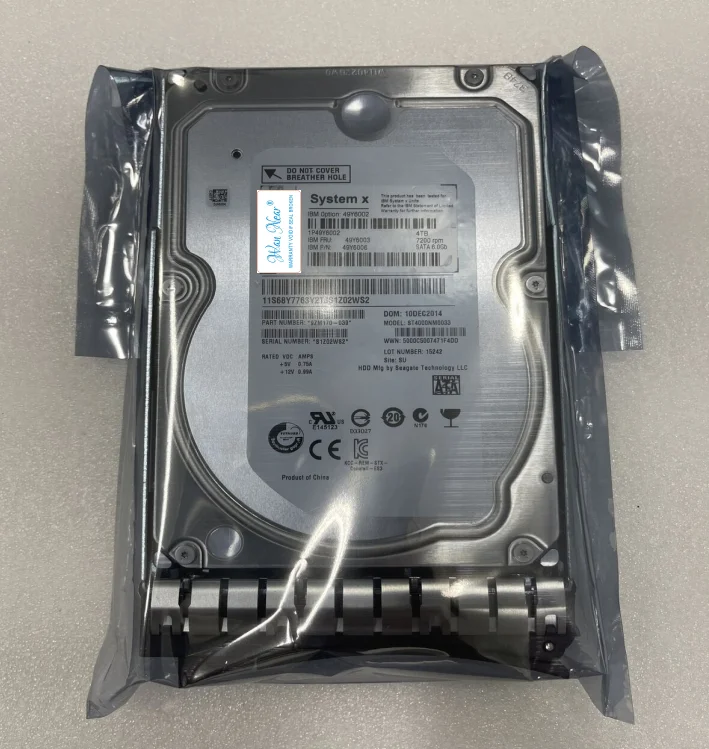 

For X3650M4 M5 49Y6002 49Y6003 49Y6004 4T 7.2K SATA 3.5 X3650 M4 X3650M5 server 4TB