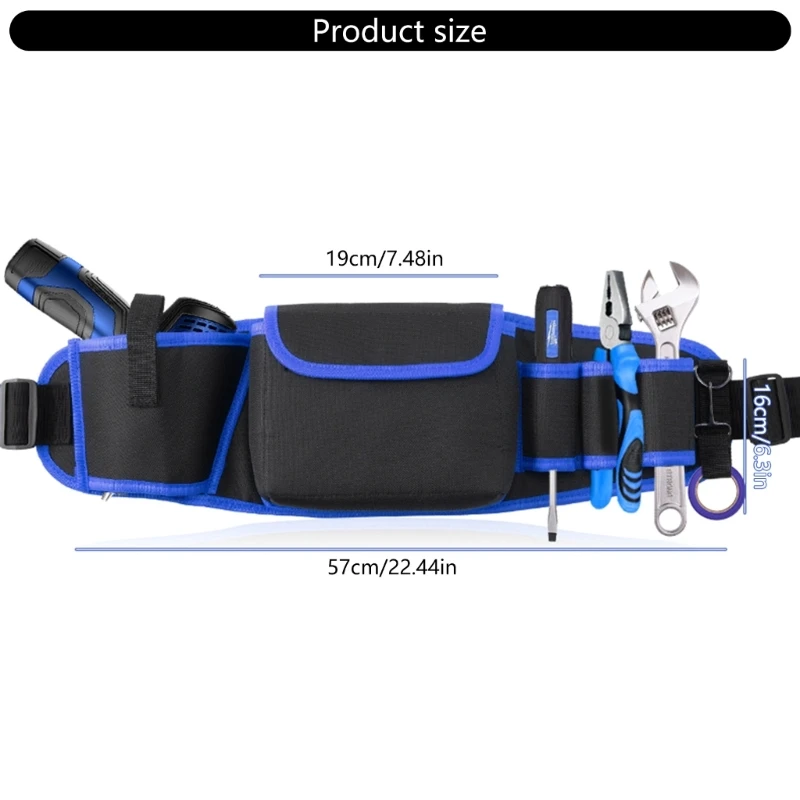 Etui na narzędzia Elektryk Torby na pas biodrowy Tkanina Oxford Fartuchy robocze Prace rękodzielnicze Narzędzia dla elektryków