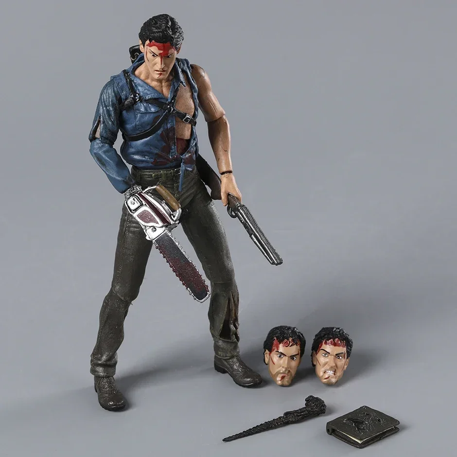 NECA Evil Dead White Variant Box Dead By Dawn Ultimate Ash PVC Action Figure Collectible Model Toy