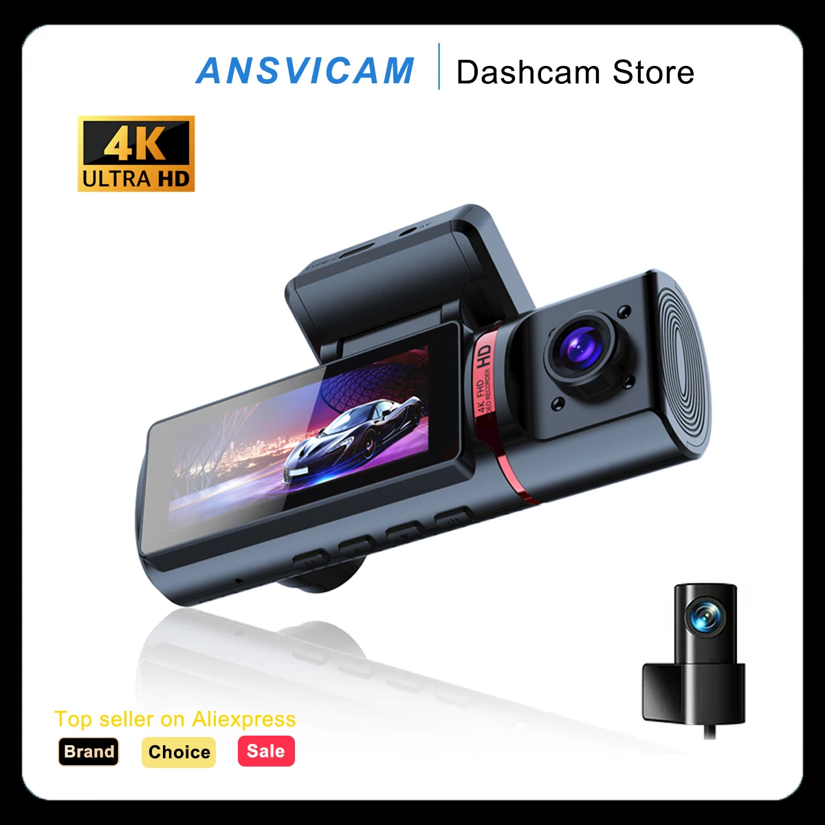 4K Hd 3 Channel Das… - image