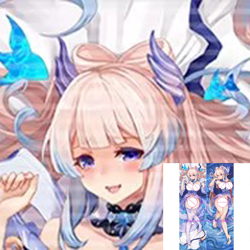 

Dakimakura Anime Kokomi Double-sided Pillow Cover Print Life-size body pillows cover Adult pillowcase 2024