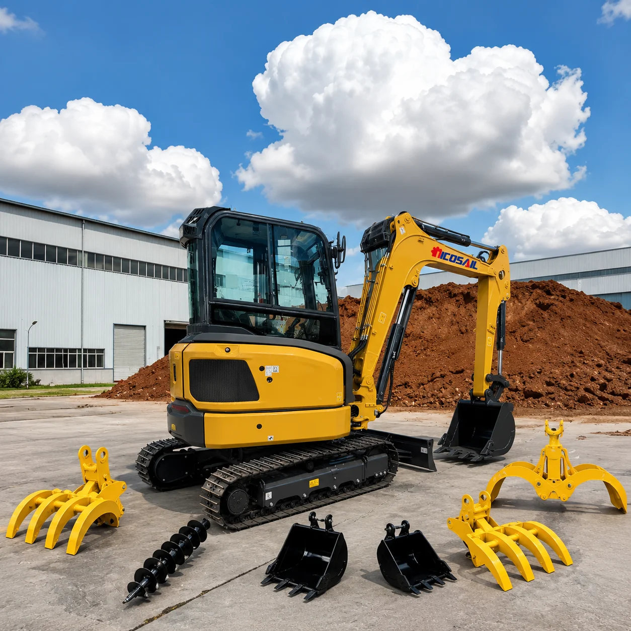 

Custom Built 3.5T Hydraulic Excavator CE Certified Compact Euro 5 Construction Machinery Loader