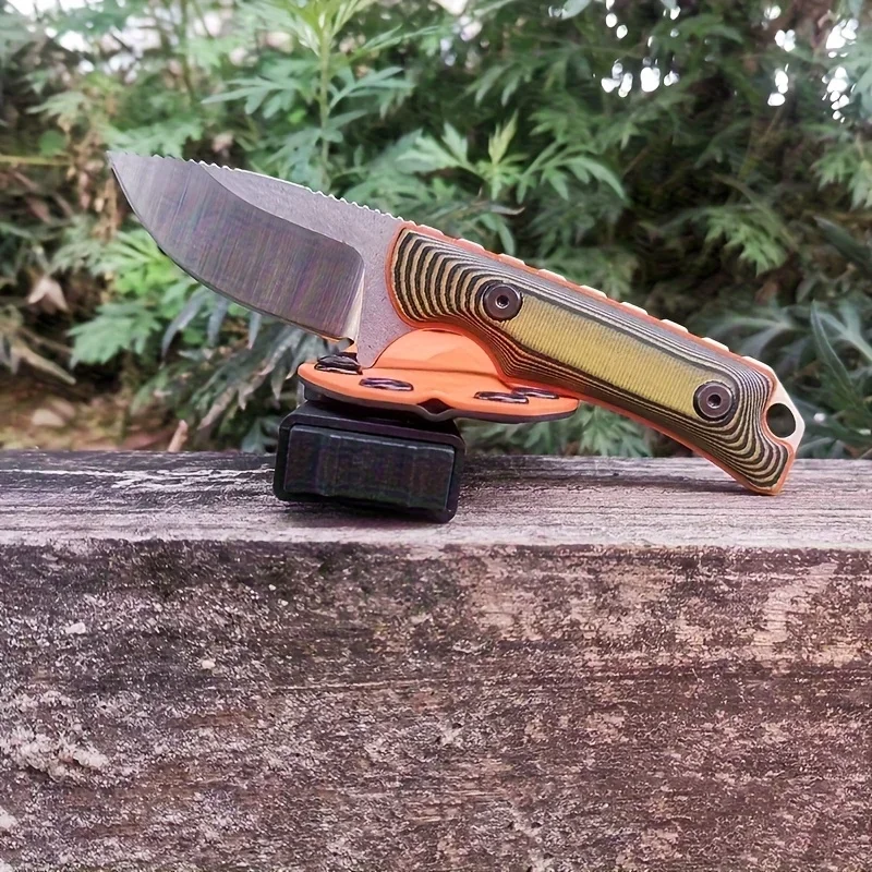 Image of 15017 Kleines Camping- und Angelwerkzeug, leichtes EDC-Multitool für Wildnis-Rucksacktouren, Picknick, Trekking, Alltagsmesser mit feststehender Klinge
