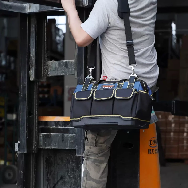 

Сумка-органайзер для инструментов Tougthbuilt, большая сумка для инструментов, ящик для инструментов для мастерской, рабочий ящик для инструментов, сумка для гвоздей, рюкзак для плотника, поясная сумка