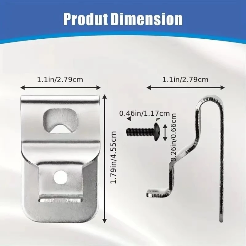 Professional Side Mount Drill Holders Durability Metal Belt Clip For DCD780C2B2 DCD790D2,DCD790D2AR DCD790D2B2 Work Belt top