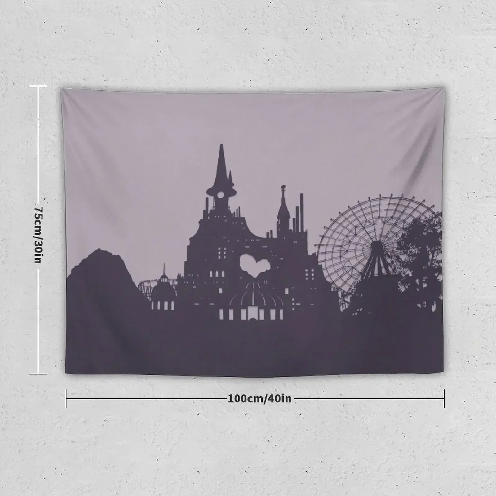 Amusement Park - Nier Tapestry Nordic Home Decor Bed Room Decoration Hanging Wall Tapestry