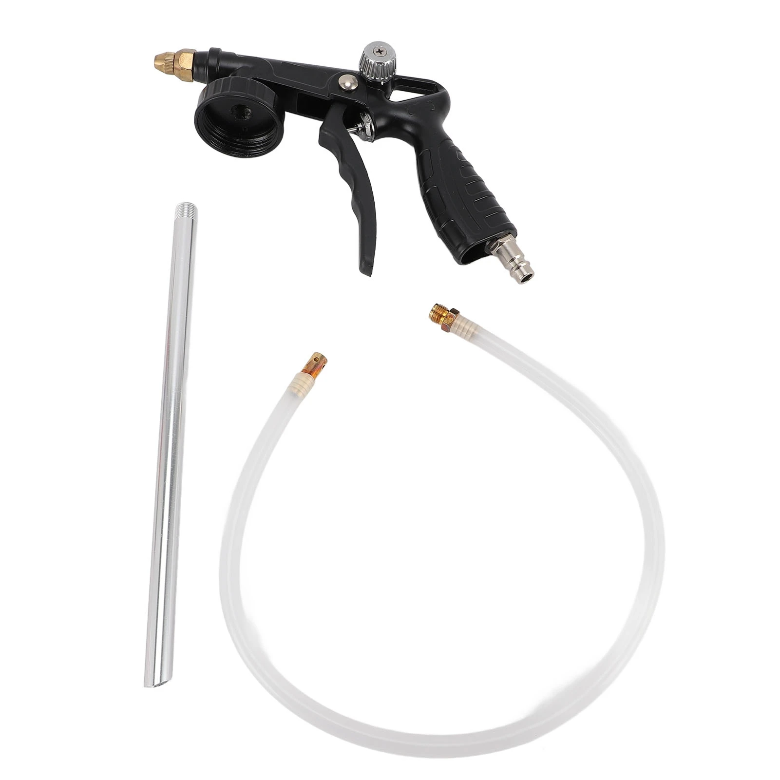 Air Undercoating Spray Gun Pneumatic Automotive Application Sprayer with Quick Connector Hose Stainless Steel Tube