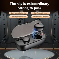 Tws Bluetooth Headset Wireless 5.0 In Ear Mini Headphones Earbuds New Y30 Headphones Sports Esports Gaming High Sound Quality
