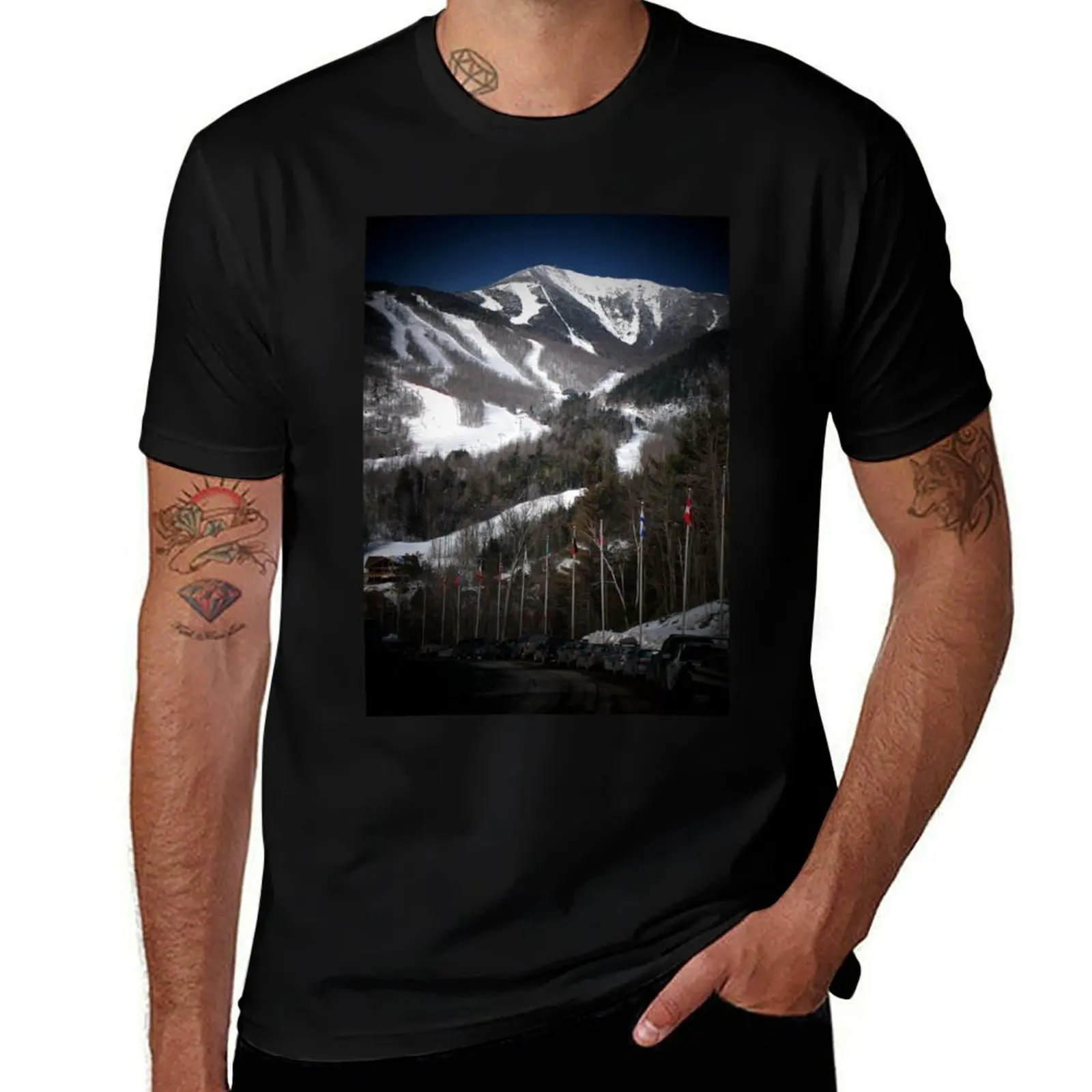 

Whiteface Mountain Ski Area T-Shirt t shirts for man cotton funny t shirts for man cotton T-Shirt