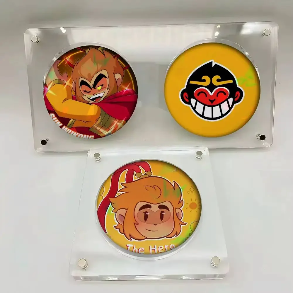 Anime Sun logo Wukong Pin  Anime Figure Pin for Boys Girls Character Brooches Creative Bag Badge Fashion Jewelry Accessories