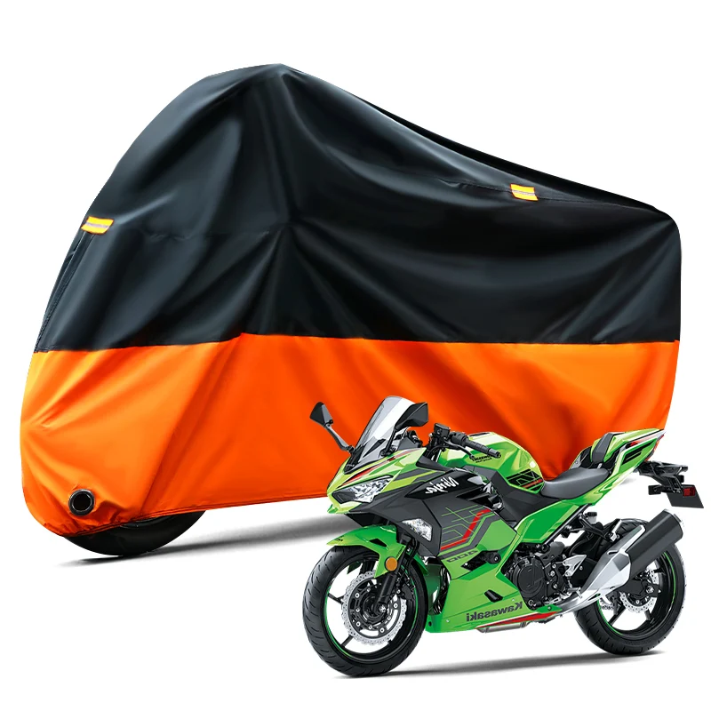 Wholesale Motorcycle Accessories Universal Waterproof Body Cover Set Polyester with UV and Sun Protection