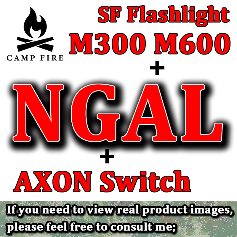 

L3 NGAL Surefir M300 M600 Flashlight AXON Dual Control Tail Switch With Storage Box Suit Combination Set