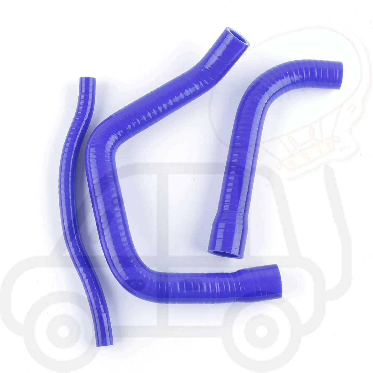 3PCS 3PLY For 2006-2007 SUZUKI BURGMAN 650 AN650 Silicone Coolant Radiator Tube Hose Pipe Kit Replacement Part