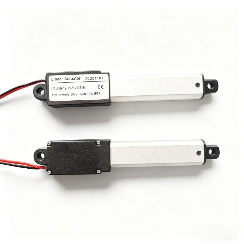 50mm Stroke Electric Linear Actuator, Small Size High Thrust DC Motor Lifting Rod