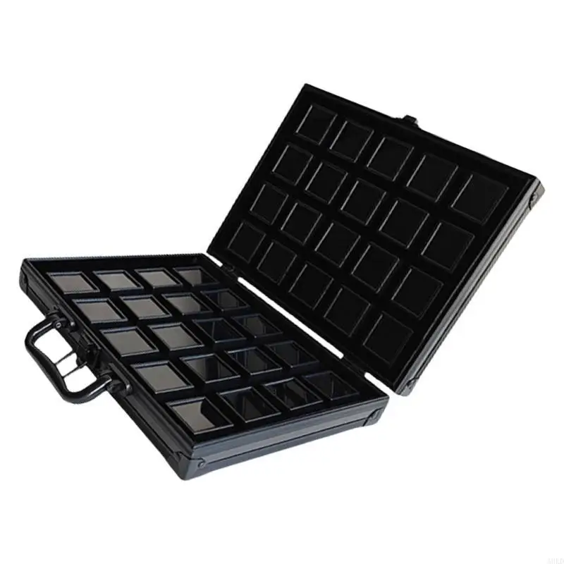 40 Pieces Sturdy Aluminum Alloy Jewelry Box With Enhanced Security Features