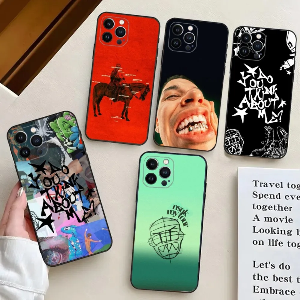 Rapper Nsqk Roy Phone Case For iPhone 16,15,14,13,12,11,Plus,Pro Max,XS,X,XR,SE,Mini,8,7 Soft Silicone Cover