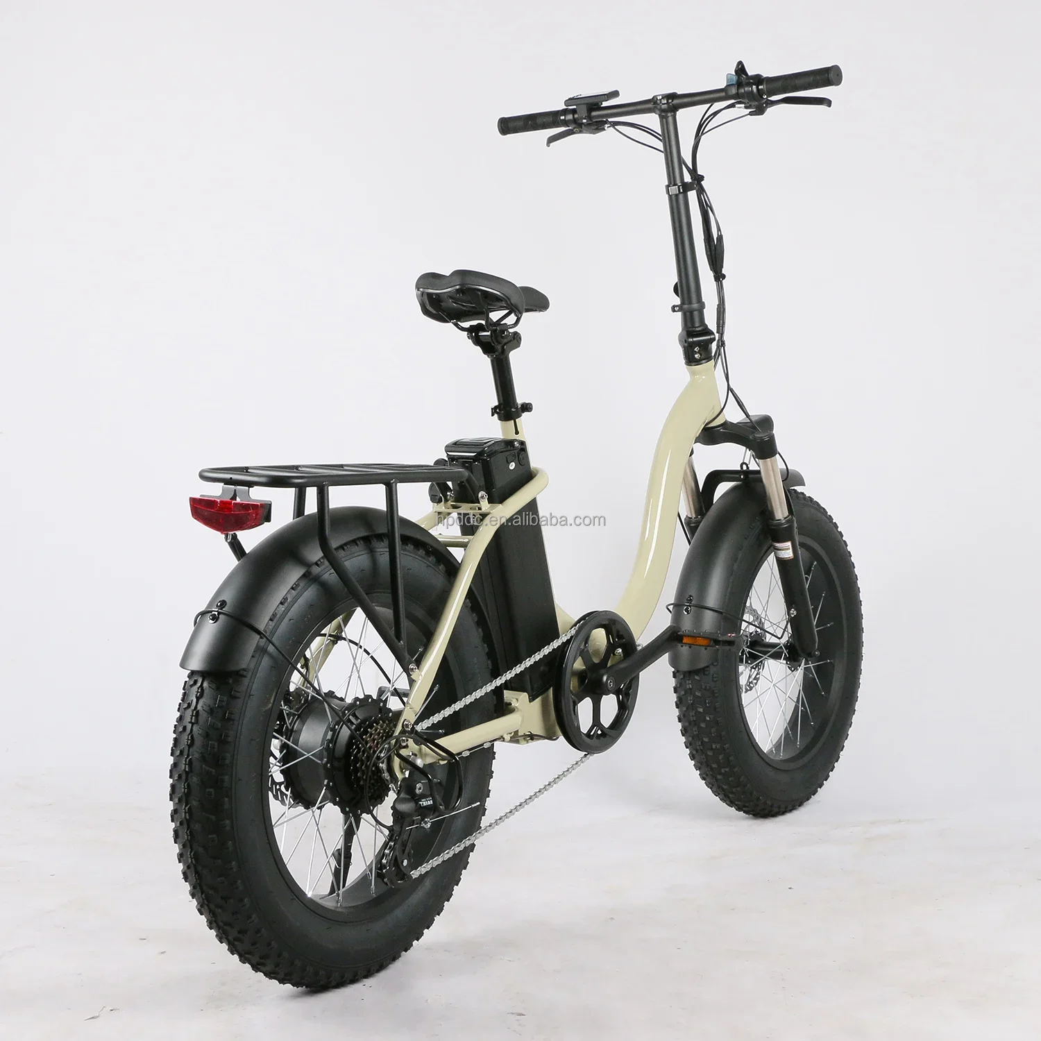 new Rust Resistant Frame Fat E Bike LCD Display Ebike Electric Bike Front Suspension Fork Folding Iron Frame Electric Bike Adult