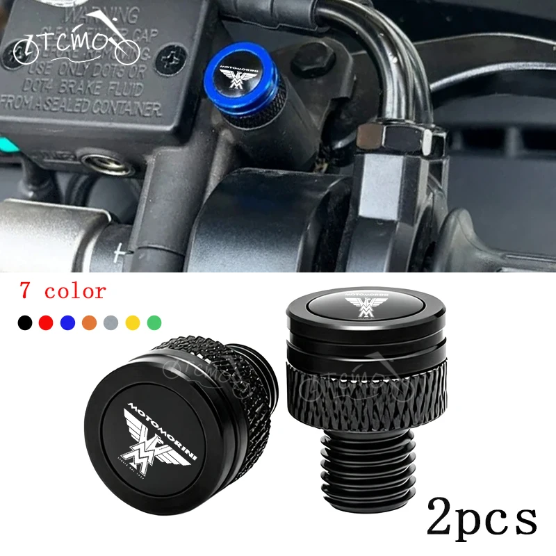 Motorcycle M10*1.25 CNC Aluminum Screws Bolts Mirror Hole Plugs Caps For Moto Morini Seiemmezzo Scr Str X Cape Xcape 650X 650 X