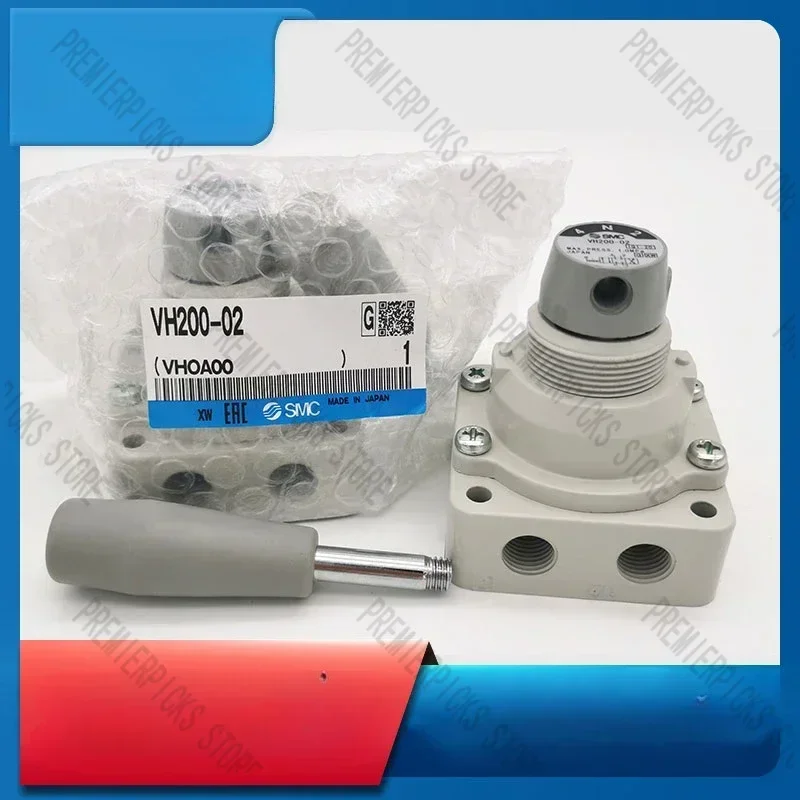 Original SMC Manual Rotary Valve VH200-02/VH211-2/VH212/202-02 Three-position Four-way Directional