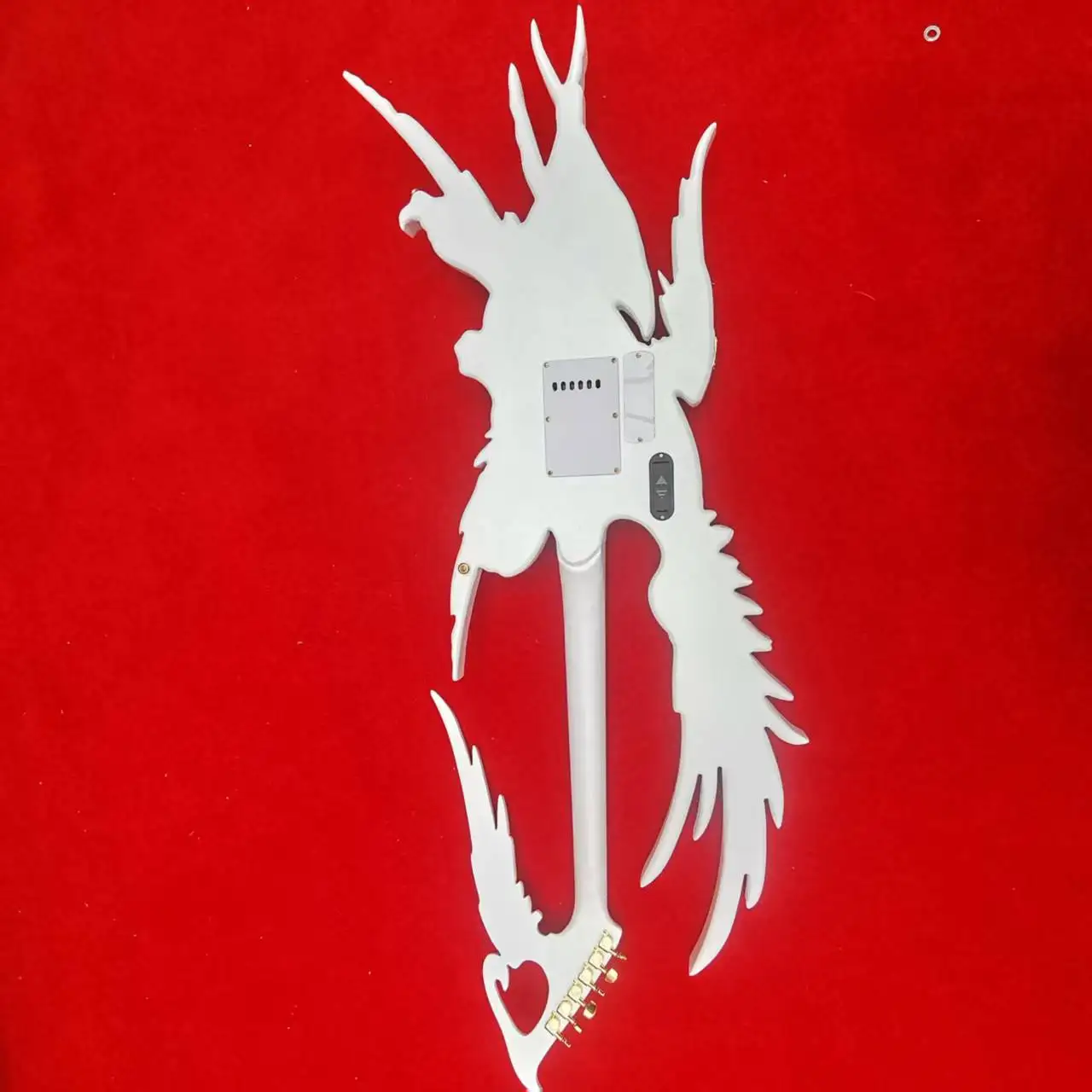 Special price for Custom ALFEE Toshihiko Takamizawa  Angel Electric Guitar in White with LED Light