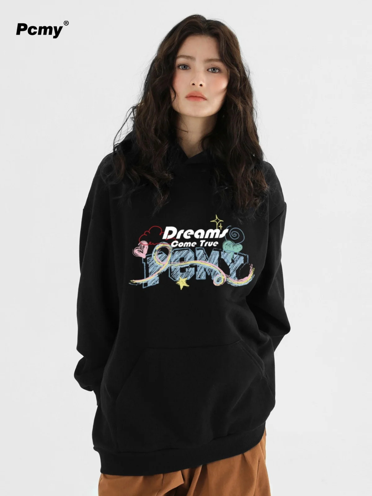 

Трендовые толстовки Dreams Come True Pattern, осень 2024, новые повседневные толстовки с капюшоном для пар