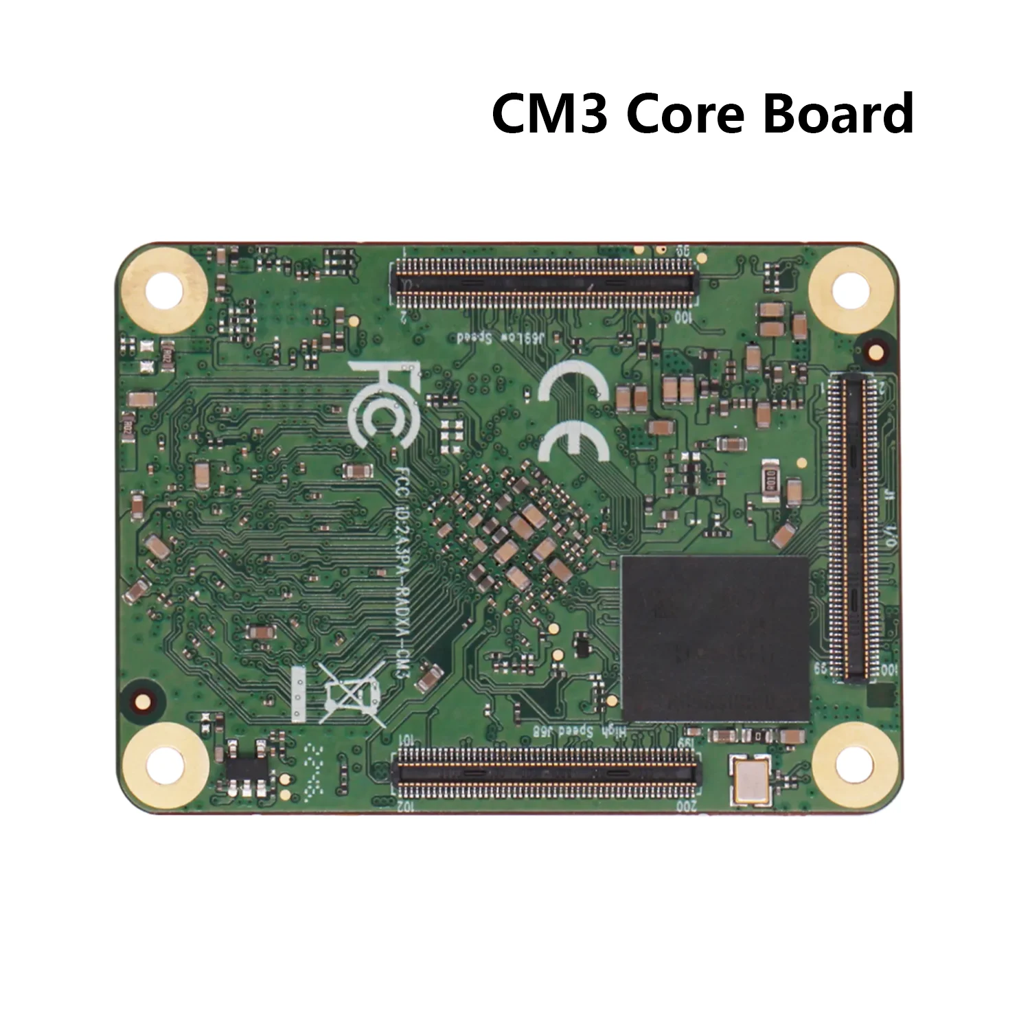 Imagem -03 - Módulo de Computação Radxa Cm3 Baseado em Rockchip Rk3566 Soc Quad-core Arm Cortex-a55compatível com Rodapé Raspberry pi