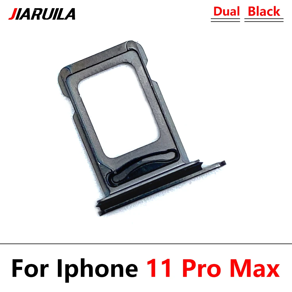 20 قطعة، لهاتف آيفون 11 برو ماكس، حامل درج بطاقة SIM، قطع غيار بفتحة مزدوجة واحدة #6