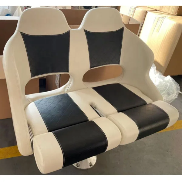 

Marine Grade Yacht Deluxe Two-Seater Boat Seat Bench Boat Boat Double Seats for Sale Two Personspromote sales