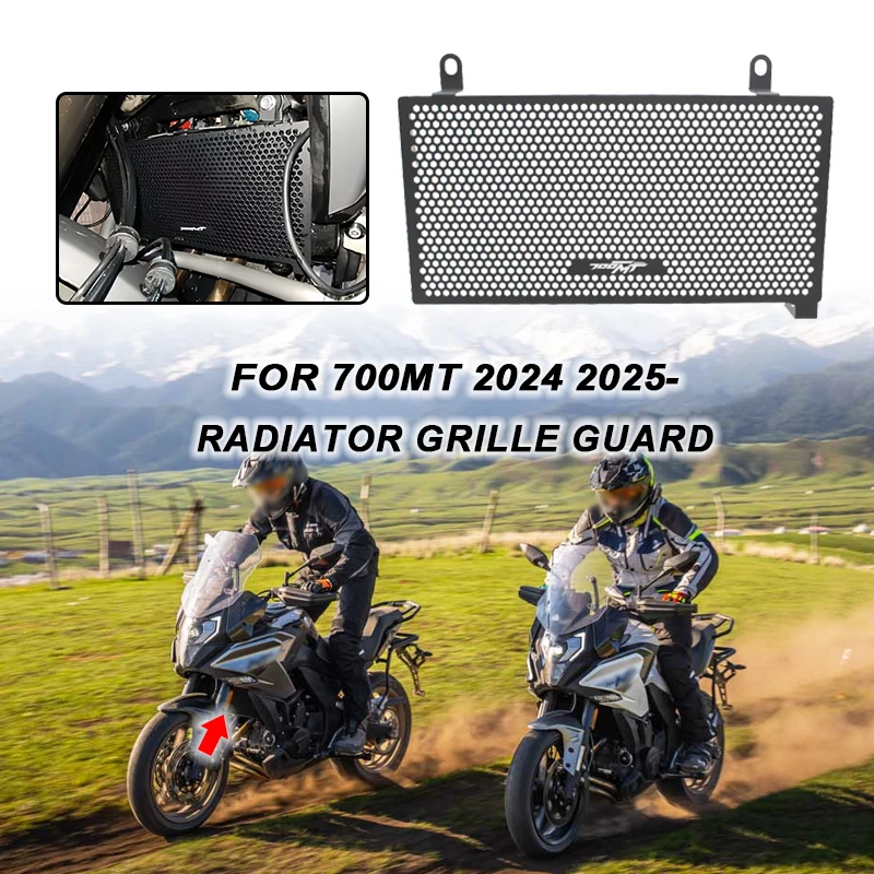 

For CFMOTO 700MT MT700 CF 7000 MT 2024 2025 Motorcycle Accessories Radiator Guard Grille Grill Cooling Cover Protection