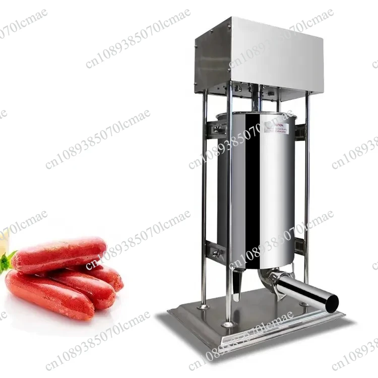 Small Automatic Electric Hydraulic Sausage Making Machine Sausage Filling Machinery Vacuum Meat Hot Dog Sausage Stuffer Motor