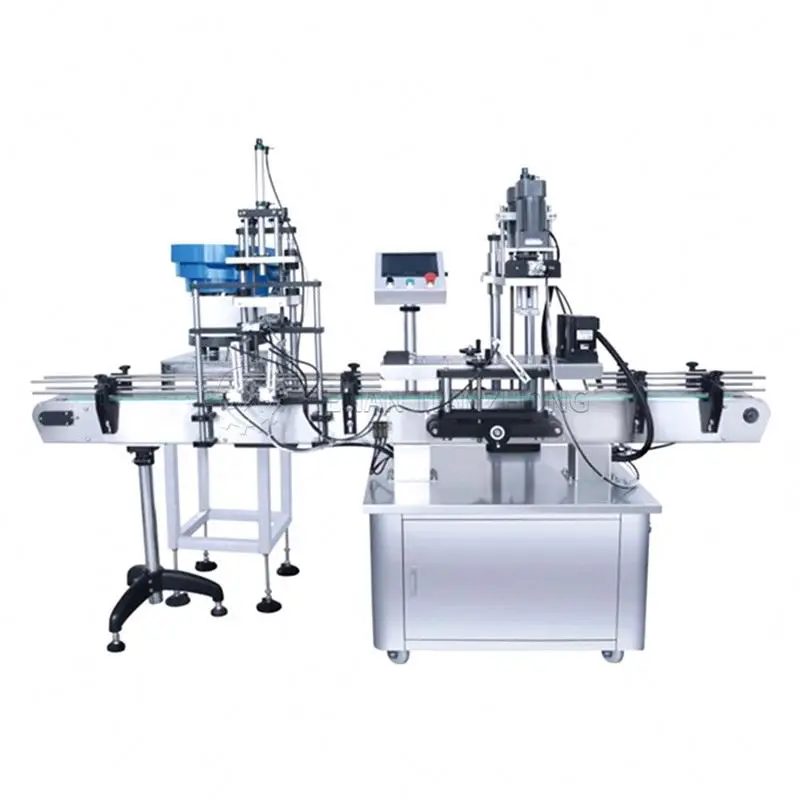 Customized Capping Machine High Speed Bottle Capping Machine/plastic Caps Capper Machine with Auto Cover Dropping Automatic