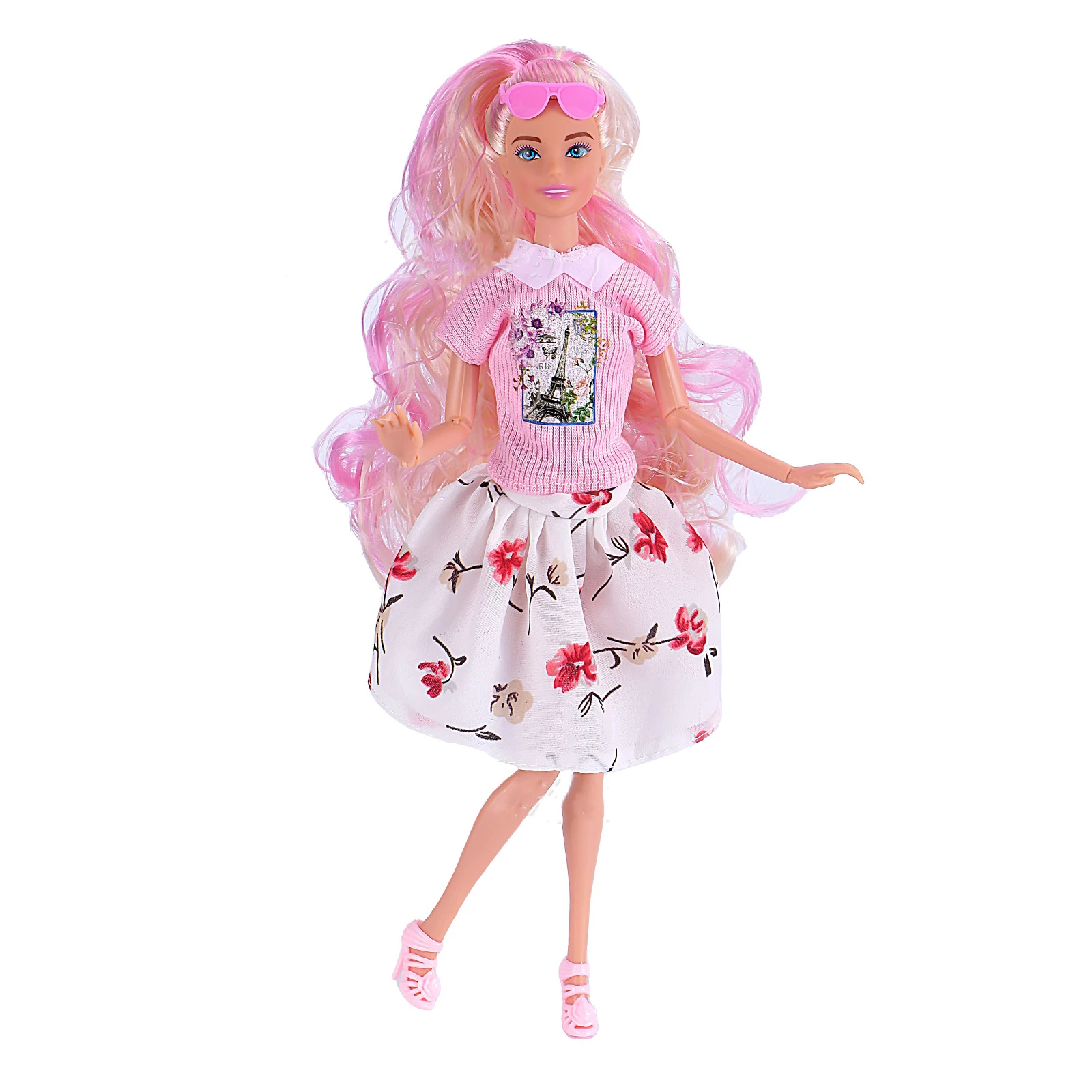 Bela maquiagem supermodelo boneca 1/6 moda boneca 30cm meninas brinquedos vestir-se conjuntos multi-articular móvel crianças brincar de casa brinquedo