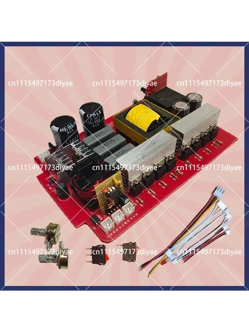 Inverter PCB Board DIY Kit with 6 High-Power Transistors and Double Silicon Diodes for Replacement Parts