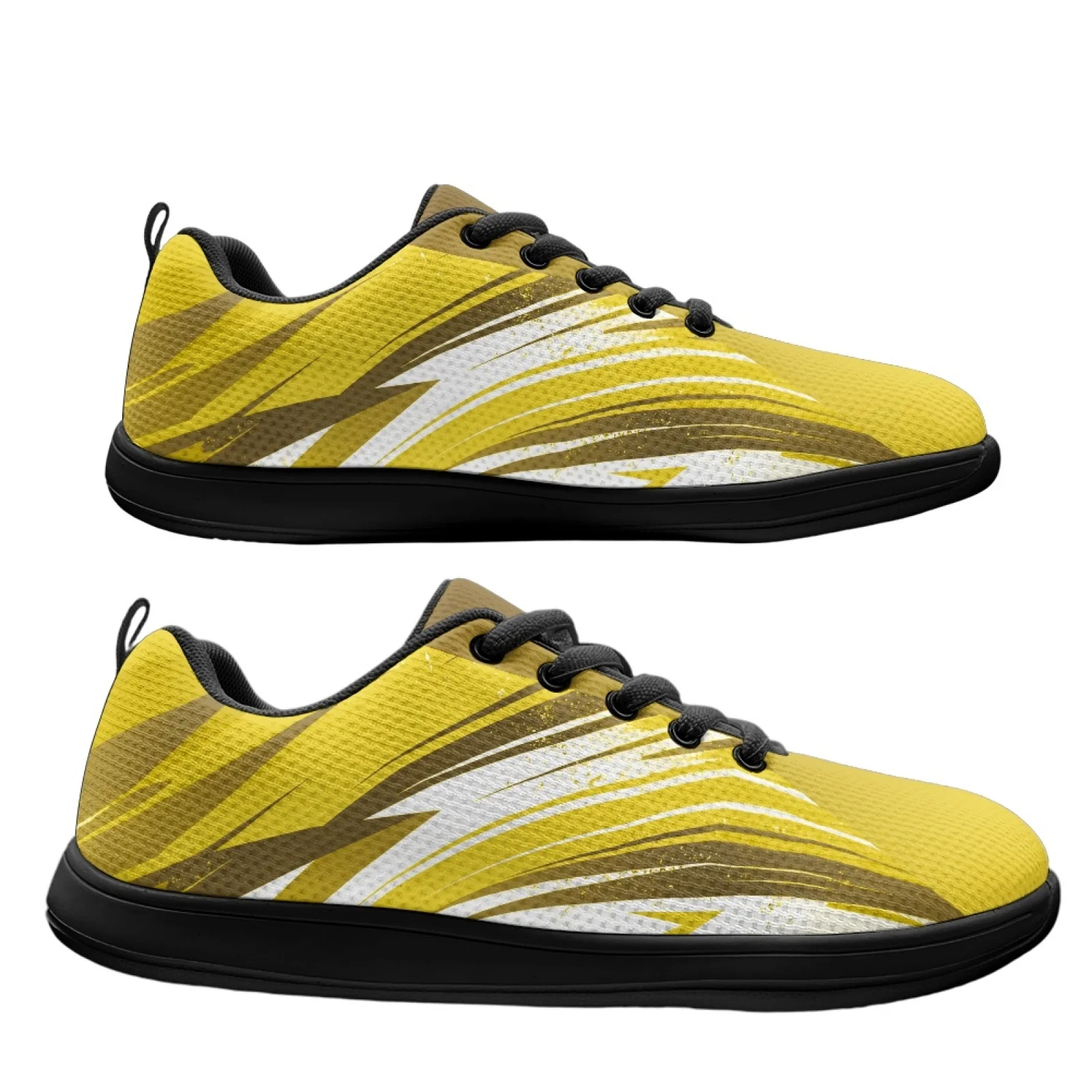 PENSTROLL Abstract Stripe Comfortable Cross Training Shoe Backless Tennis Sneakers for Men Lightweight Men's Running Shoes