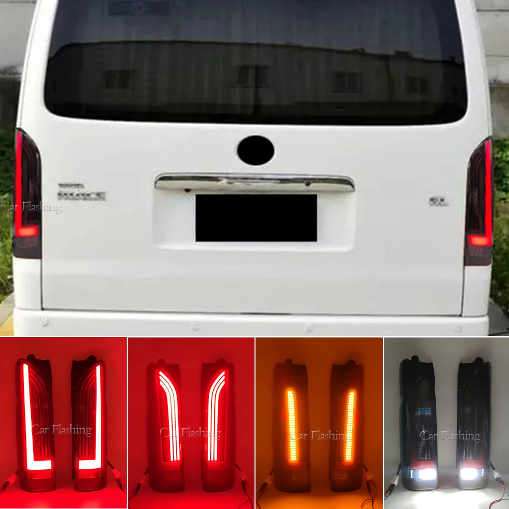 LED Taillight Assembly For Toyota Hiace 2005 2006 2007 2008 2009 2010 2011 2012 2013 2014 2015 2016 2017 2018 Tail Brake lamp