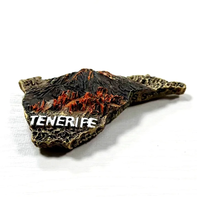 Spanish Teapot Tenerife 3D Map Magnetic Refrigerator Magnet Travel Souvenir 3D Decorative Item