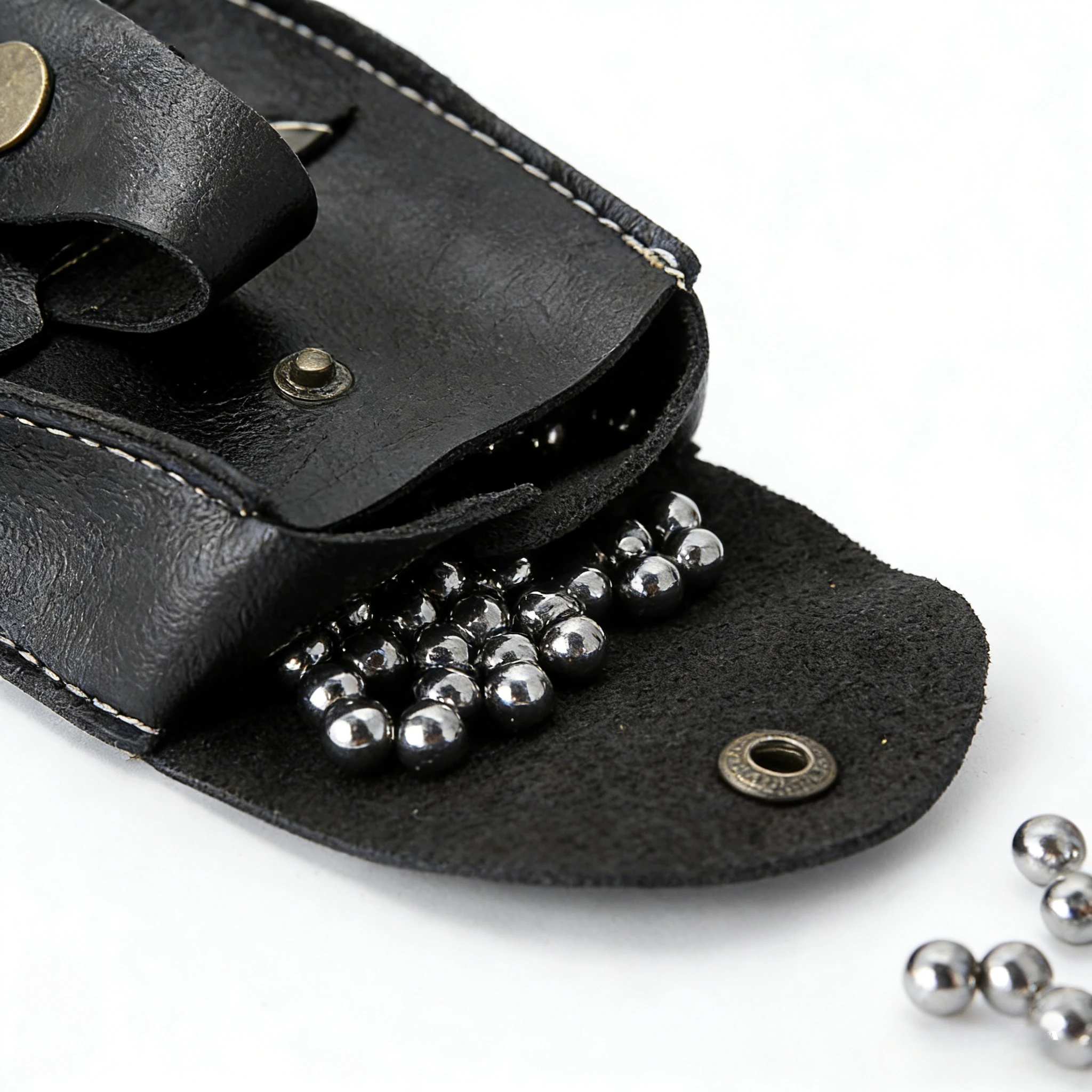 

Сумка-чехол из ПУ кожи для рогатки, портативный поясной держатель для стальных шариков, для активного отдыха, спорта, стрельбы, охоты, хранения