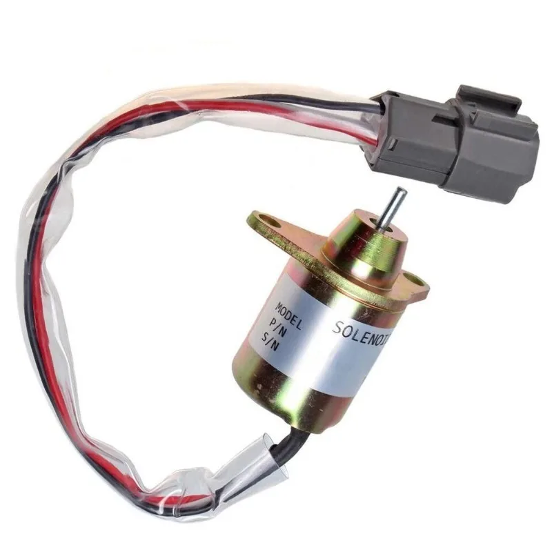 1503ES-24S5SUC12S 1503ES24S5SUC12S Fuel Shut Off Solenoid 24V For Yanmar 4TNV98 4TNV94 Engine For Hyundai R80 DH150