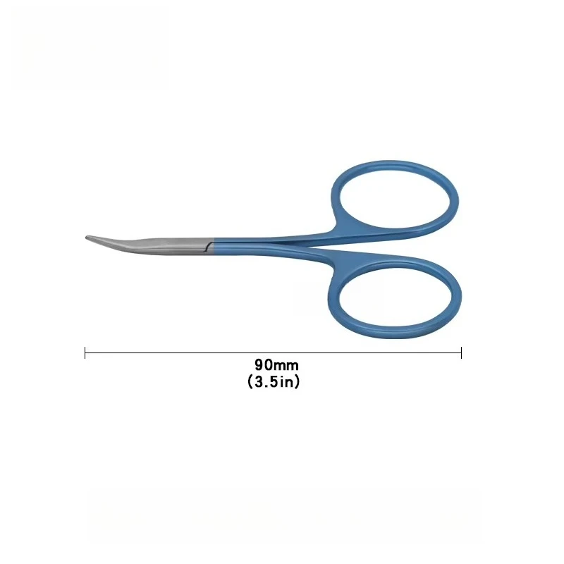 Tenotomy Scissors Serrated Blade Ophthalmic Microsurgical Dissection Scissors 90mm Long