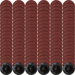 Sanding Discs Set, Die Grinder Accessories Sanding Disc 2 Inch, 36 Grit 60 Grit 80 Grit Roll Lock Discs for Die Grinder Surface